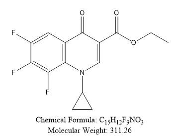 1-cyclopropyl-6,7,8-trifluoro-1,4-dihydro-4-oxo-3-quinoline Carboxylic Acid Ethyl Ester CAS No.: 94242-51-0