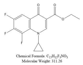 1-cyclopropyl-6,7,8-trifluoro-1,4-dihydro-4-oxo-3-quinoline Carboxylic Acid Ethyl Ester