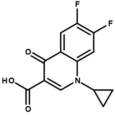 1-Cyclorpropyl-6,7-difluoro-1,4-dihydro-4-oxo-3-quinoline Carboxylic Acid≥99.0%