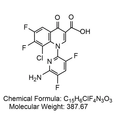 1-(6-Amino-3,5-difluoro-2-pyridinyl)-8-chloro-6,7-difluoro-1,4-dihydro-4-oxo-3-quinolinecarboxylic Acid