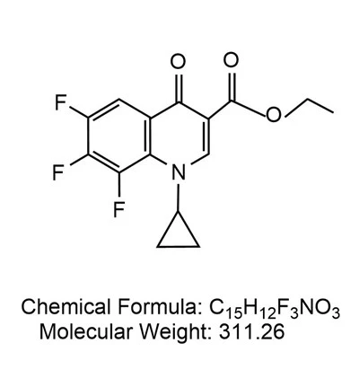 1-cyclopropyl-6,7,8-trifluoro-1,4-dihydro-4-oxo-3-quinoline Carboxylic Acid Ethyl Ester